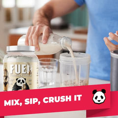 Underground Bio Labs Panda Fuel serving scoop beside protein tub