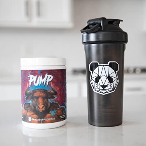 Panda Pump Rainbow Dragonfruit powder poured into shaker evokes refreshing taste.