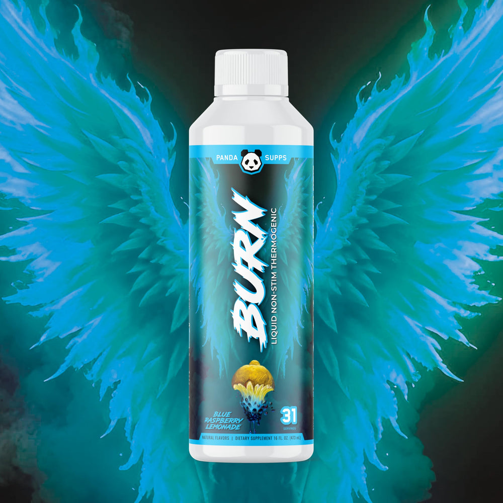 Underground Bio Labs Panda Supps Liquid Burn packshot showcases brand-ready packaging