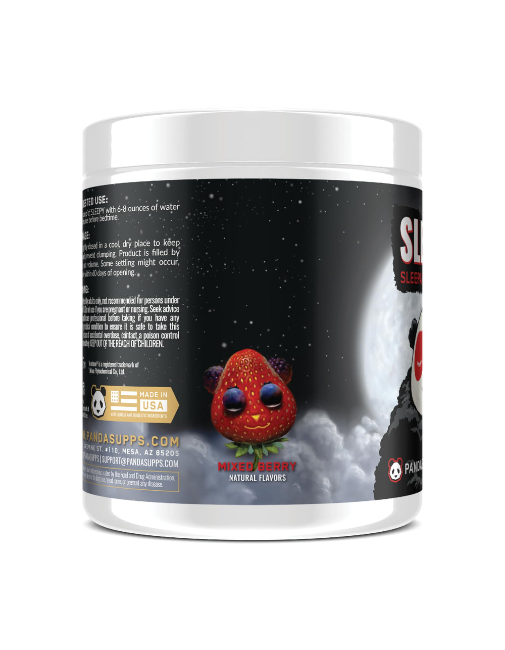 Sleepy 3.0 bottle highlights 5 mg melatonin for sleep onset.