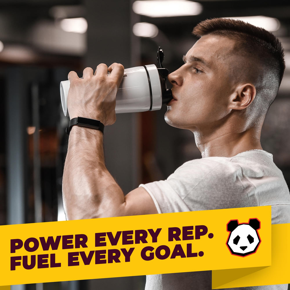 Caffeine content offers alertness and readiness for training.