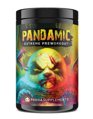 Underground Bio Labs Panda Pandamic Extreme peach rings flavor close-up with peachy aroma.