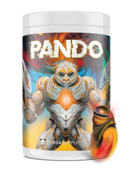 Underground Bio Labs PANDO Pre-Workout bottle for focused training and steady energy