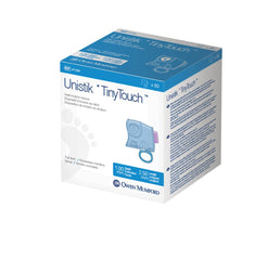 Unistik 3 TinyTouch heel incision blade for safe, precise sampling.