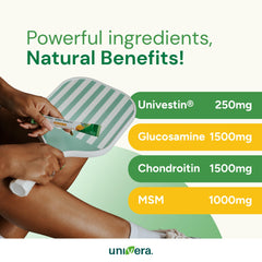 Univera label close-up emphasizing Univestin blend.
