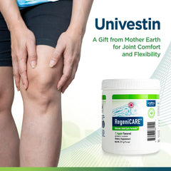 RegeniCARE powder dissolving quickly in water with green apple flavor