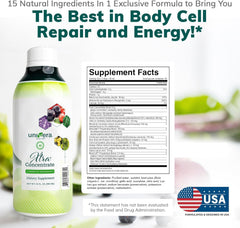Front label of Univera Xtra Concentrate highlights a 30-day supply for daily vitality.