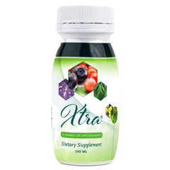Univera Xtra Minis serving shot demonstrating quick energy support and focus
