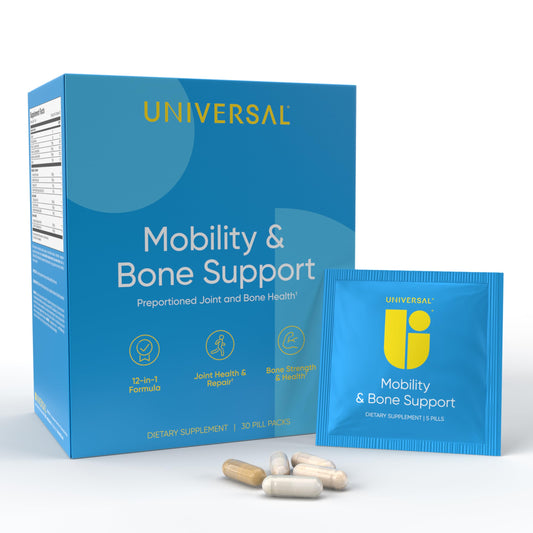 Universal U Mobility and Bone daily pack open for on-the-go active days