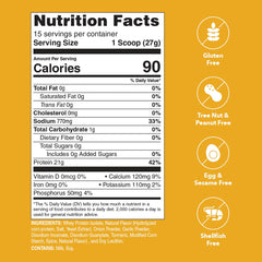 Unjury chicken soup powder serving scoop shows convenient protein portion