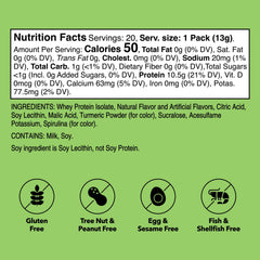 Unjury Lemon Lime glass shake showing creamy mix for post-workout refreshment.