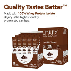 Single-serve packets ideal for small appetites and quick shakes.
