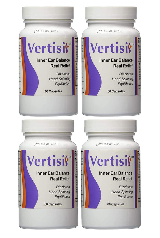 Unknown Vertisil Vertigohelp Pack 4 cover with complete vertigo support kit for on-the-go use.