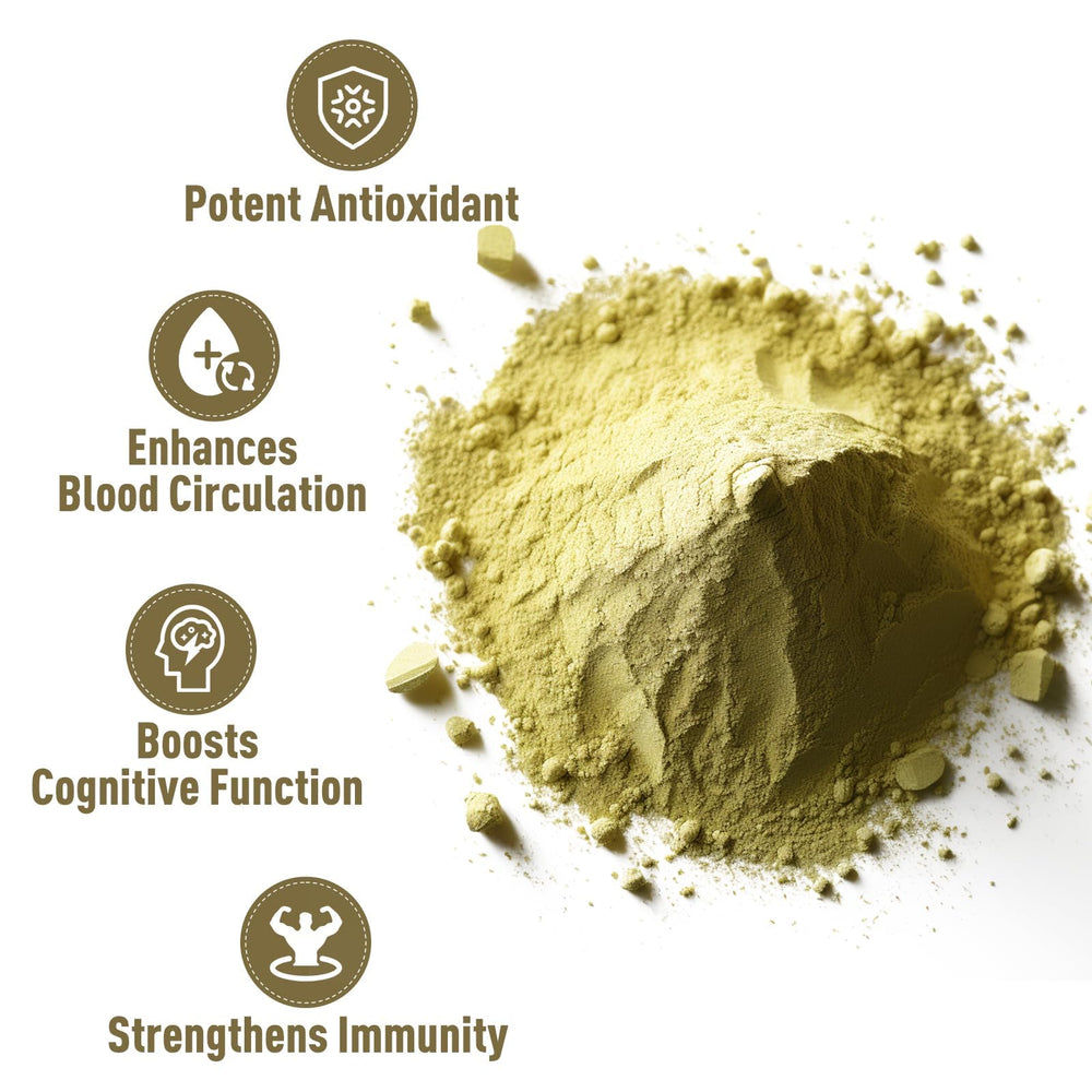 UNLEASH'D ORGANIC Ginkgo Biloba Powder in a smoothie to show versatility