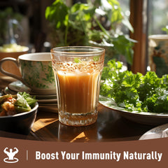 UNLEASH'D ORGANIC Milk Thistle Powder kitchen counter scene signals everyday use.