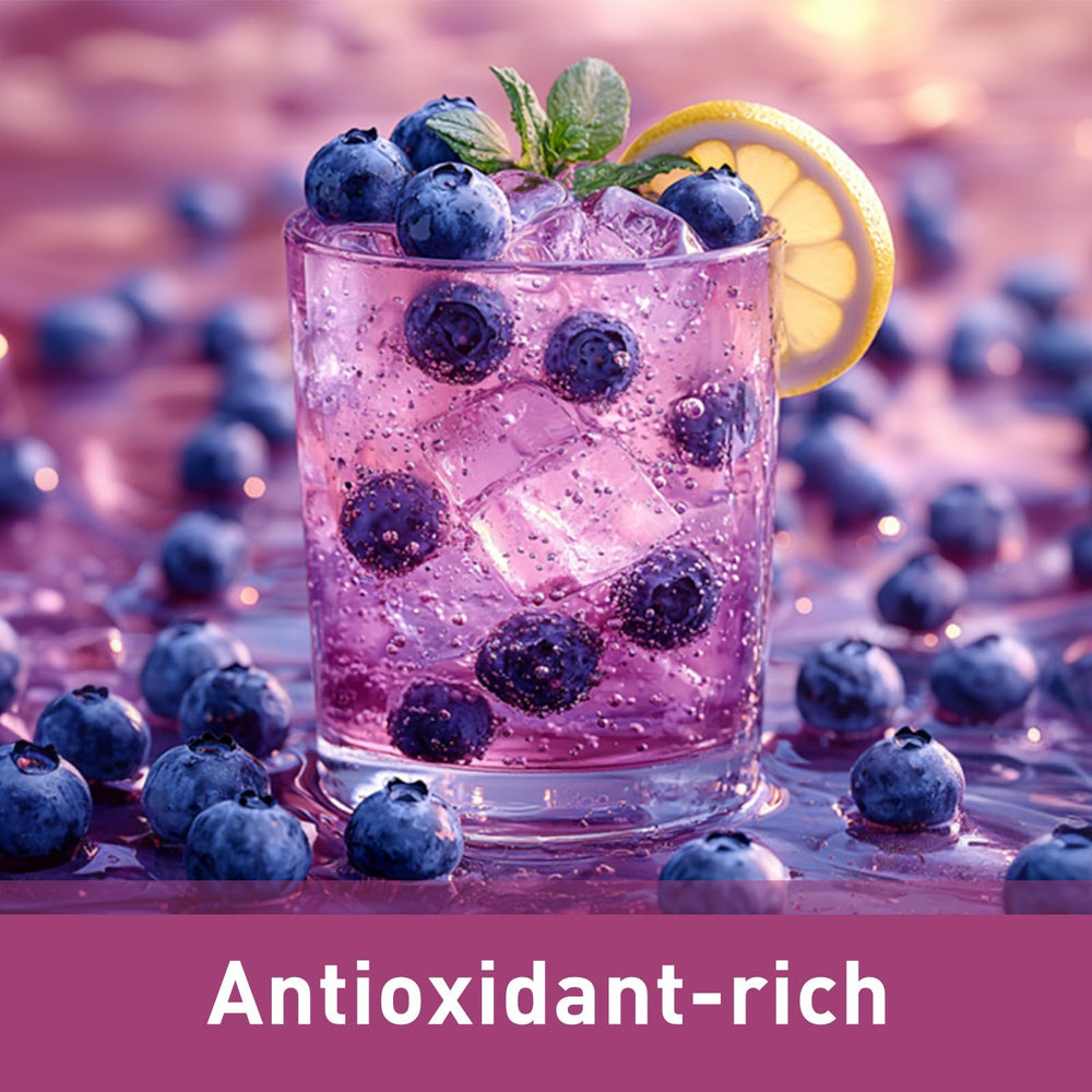 UNLEASH'D ORGANIC Blueberry Powder in resealable pack for freshness