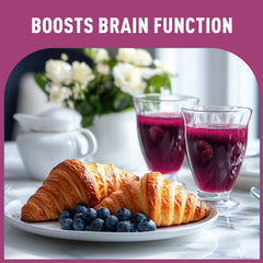 UNLEASH'D ORGANIC Blueberry Powder ready to enrich smoothies and bowls