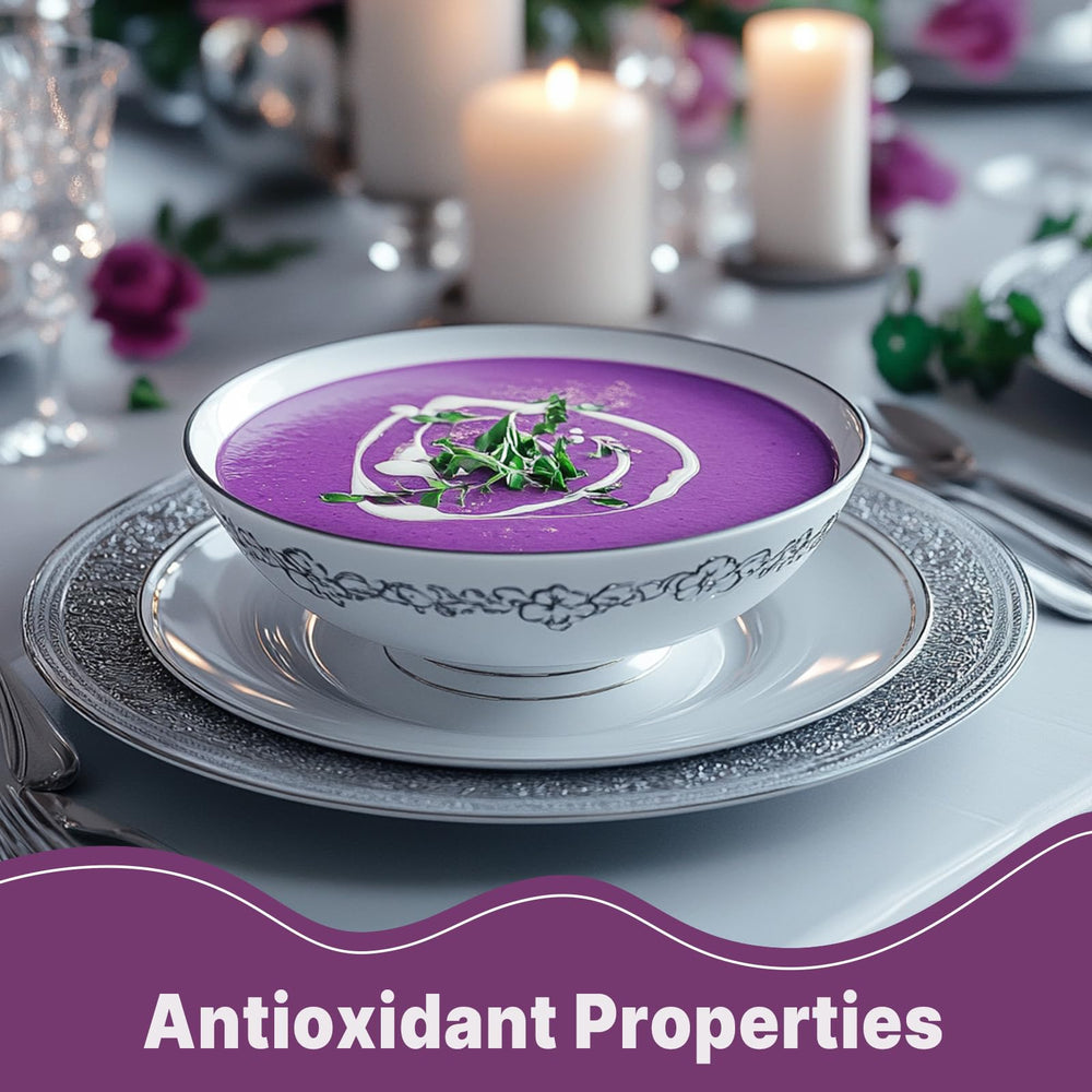 Baking with UNLEASH'D ORGANIC Purple Potato Powder to enhance texture and hue.