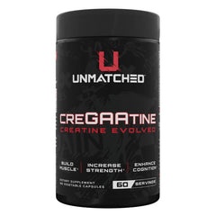 Unmatched CreGAAtine bottle pour showing easy daily use for workouts