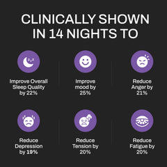 Upgraded Formulas 8-Hour Sleep label close-up highlighting magnesium for nightly support.
