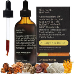 UPHORIC URTH Blend No1-6 tincture bottle for daily immune support and energy