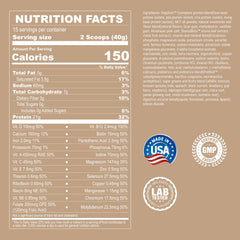 UpNourish low-carb label highlights keto-friendly, sugar-free option.
