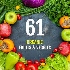 UpNourish organic-fruits-vegetables capsules close-up highlights clean formula