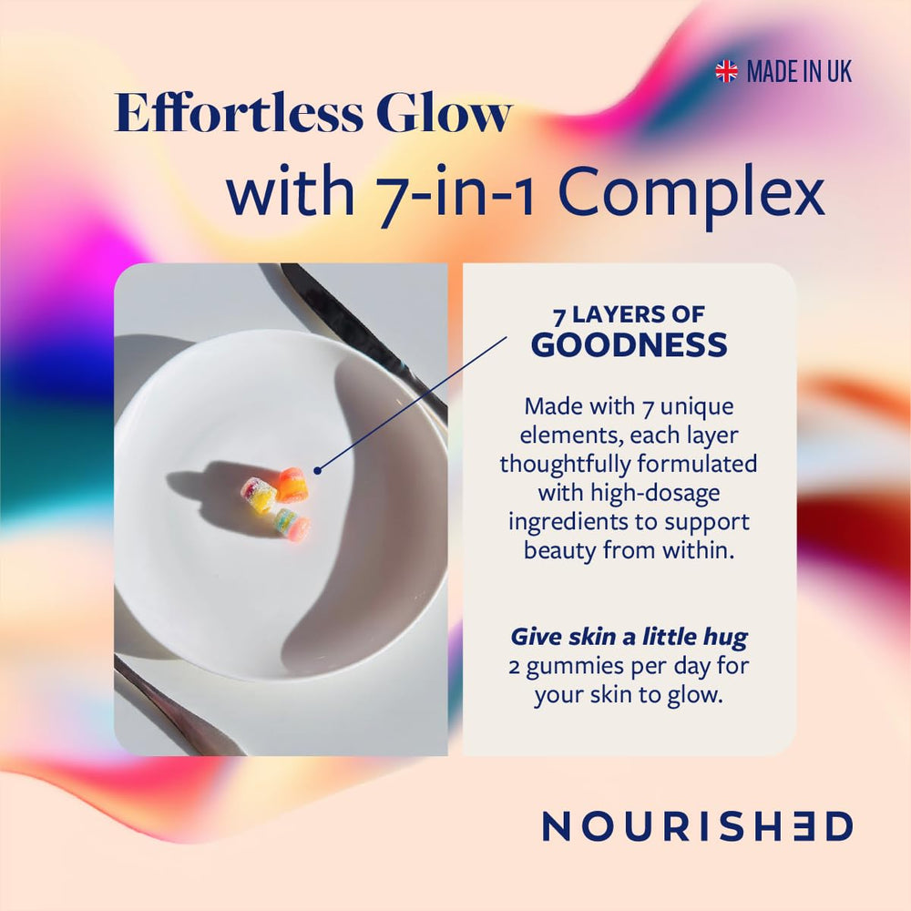 Upsa Nourished Collagen Skin Lift biodegradable packaging sachet on a clean surface.