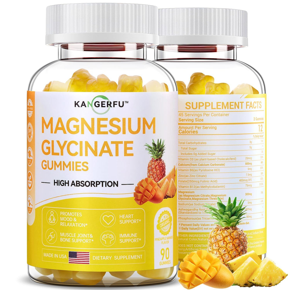 UPTONO magnesium glycinate gummies bottle display for daily relaxation support