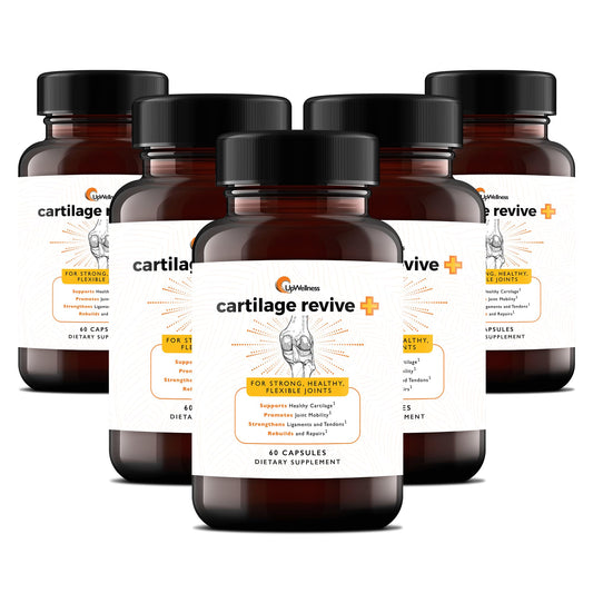 UpWellness Cartilage Revive bottle front view suggesting joint support and daily use
