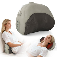 UQHH Shiatsu back massager with heat for neck and shoulders relief.