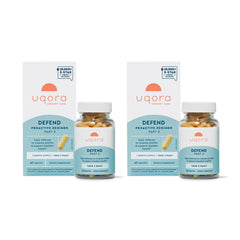 Uqora Defend bottle pour demonstrates easy daily use for bladder support.