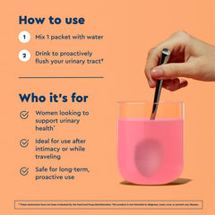 Uqora Flush with d-mannose and vitamins for wellness