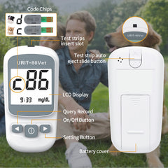URIT-80Vet meter port and dial designed for easy handling