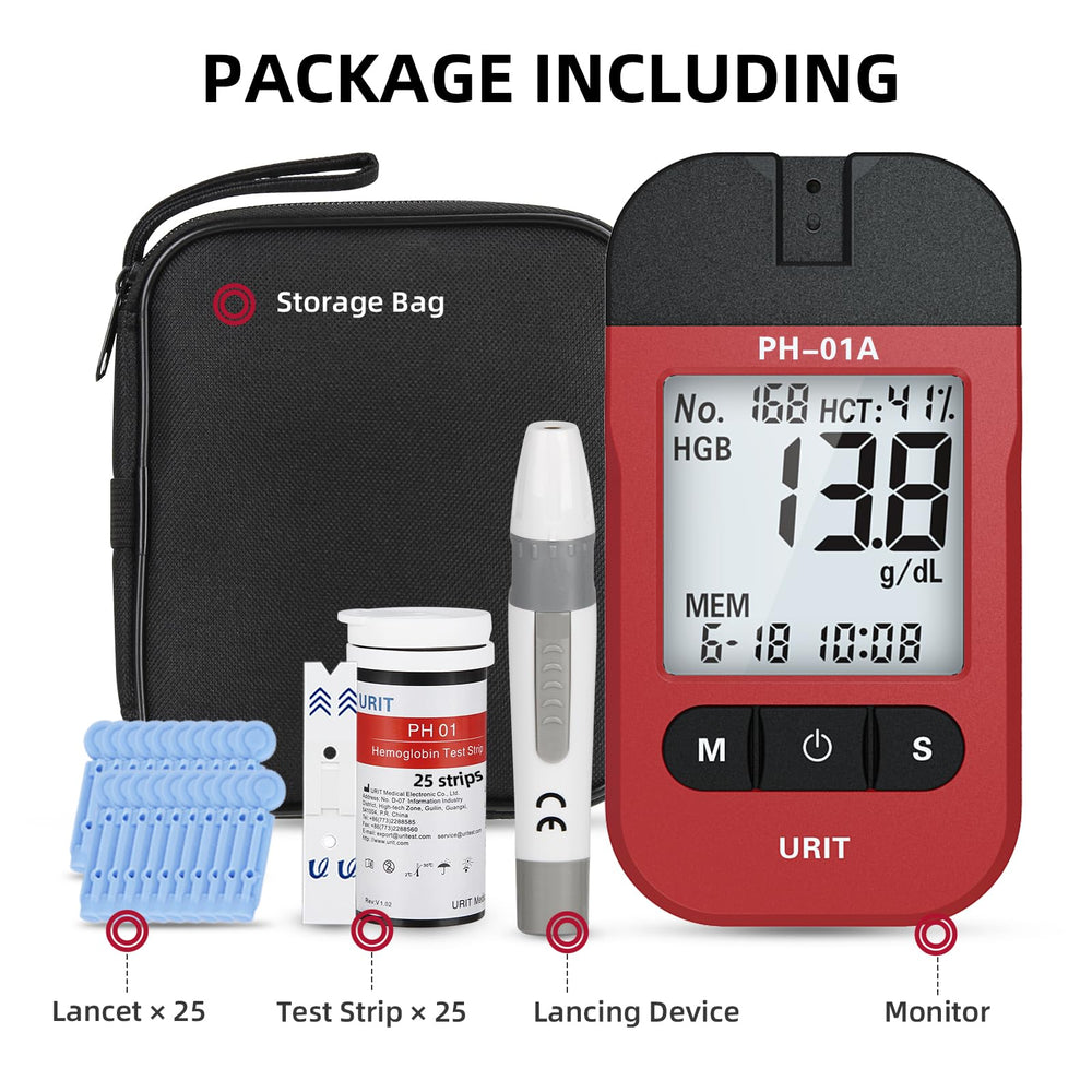 URIT storage bag labeled for organized health data