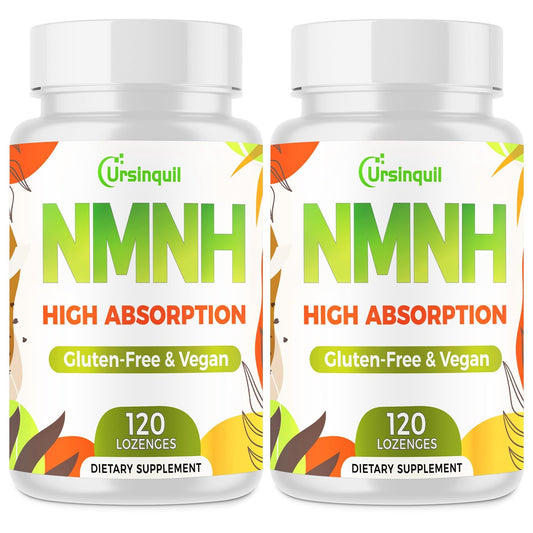 Ursinquil NMNH bottle front view highlighting premium NAD booster packaging for daily use