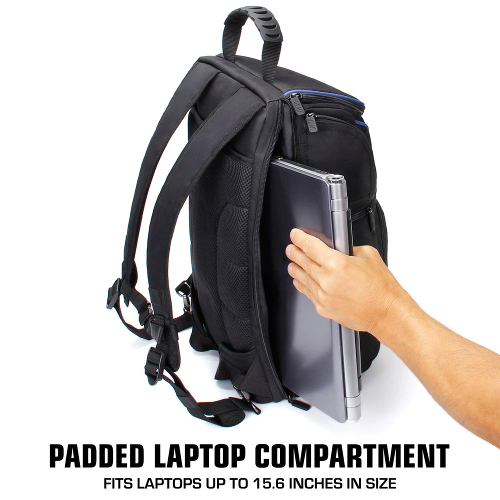 USA Gear CPAP Backpack integrated rain cover protects contents in wet conditions
