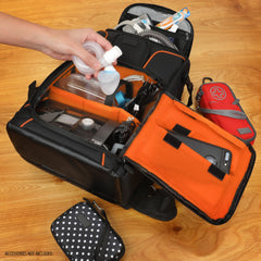 USA Gear CPAP backpack tubing and masks storage area