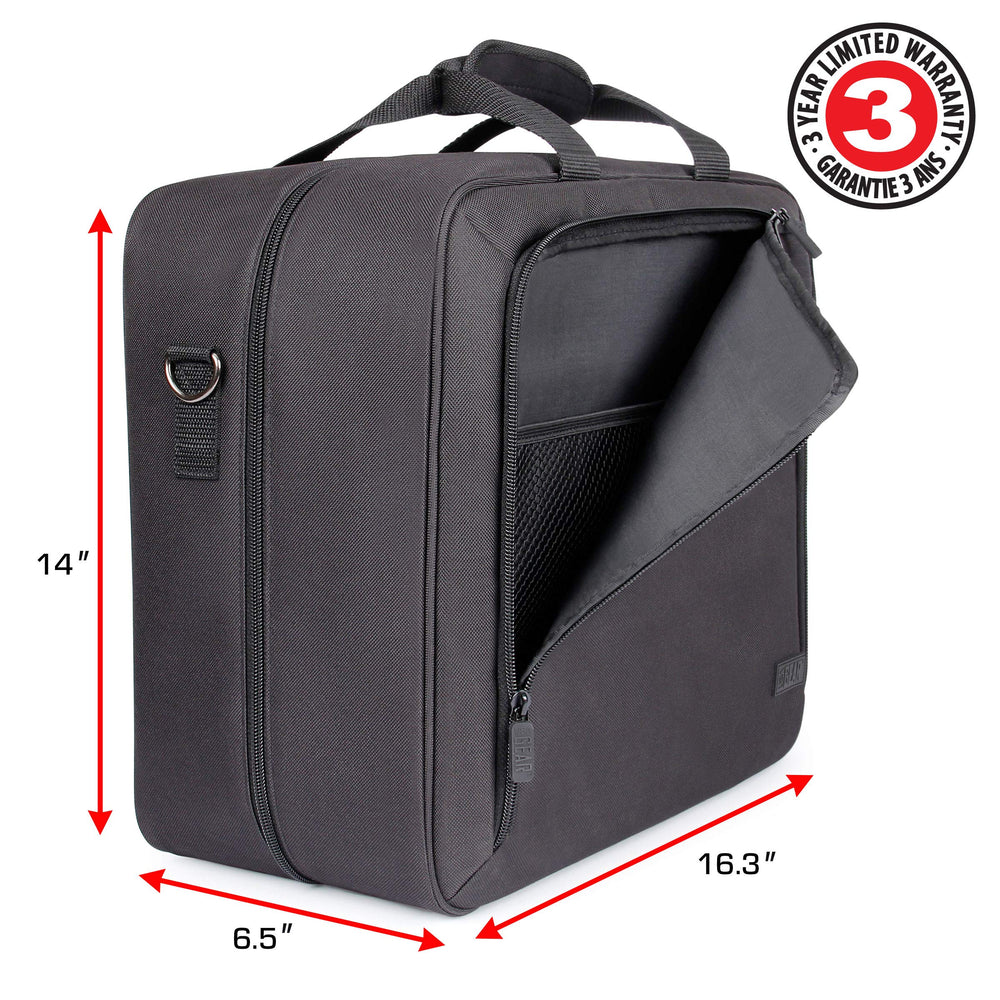 USA Gear CPAP bag's durable exterior defends against scratches and water during travel.