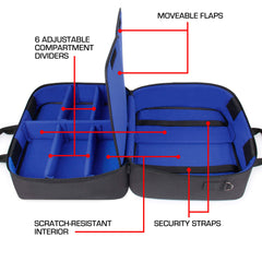 USA Gear XL CPAP bag external pocket for small essentials on the go