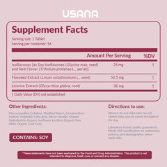 USANA EstroPro tablets closeup highlighting soft capsules for menopause support