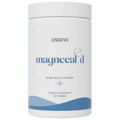 USANA MagneCal D 112 tablets bottle front view for daily mineral support