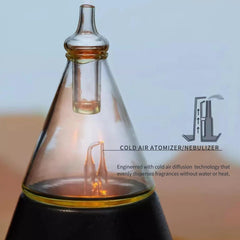 USMLMOOT Aroma Nebulizer night-light mode adds warm ambient glow