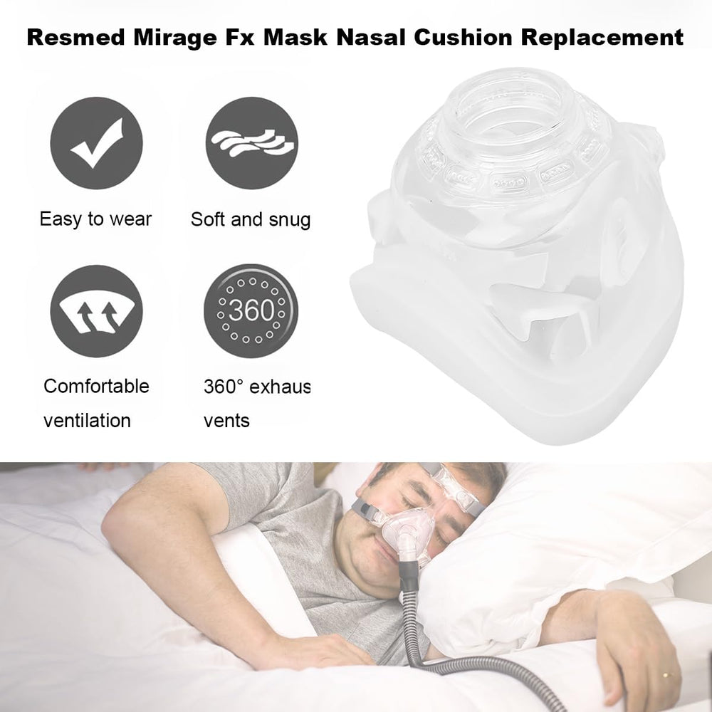 USNUANNU Mirage FX cushion assembly enables easy installation and reliable performance.