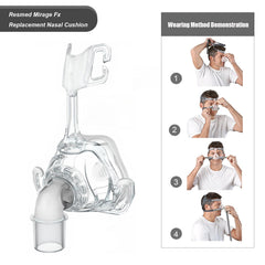 USNUANNU nasal cushion compatible with Mirage FX for easy replacement.