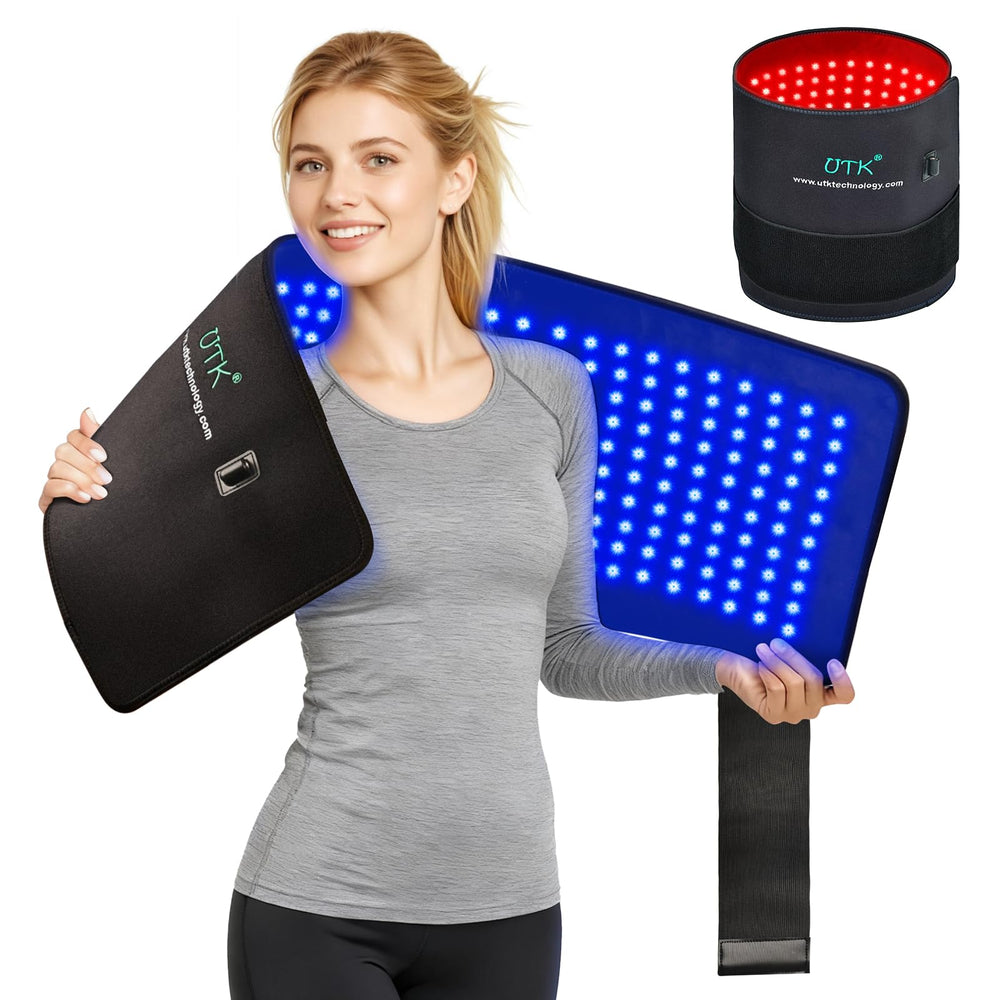 UTK 36x11 blue-red LED therapy blanket covers a wide area for comfort and relief.
