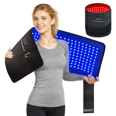 UTK 36x11 blue-red LED therapy blanket covers a wide area for comfort and relief.
