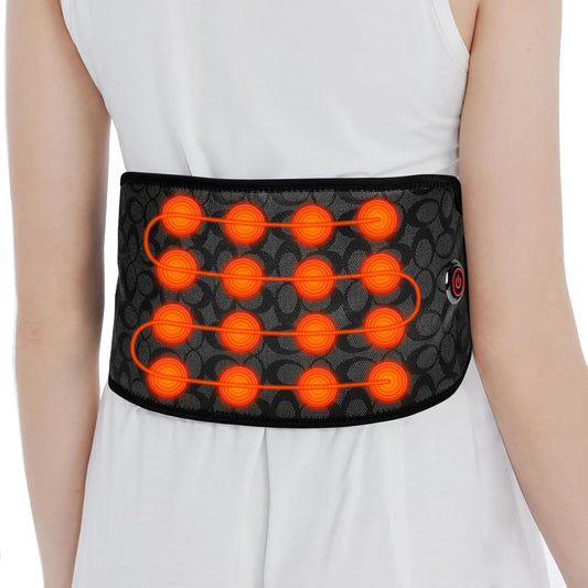 UTK cordless heating pad back delivers targeted warmth for the lower back on demand.