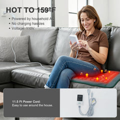 Diagram of UTK pad size 26 by 20 inches