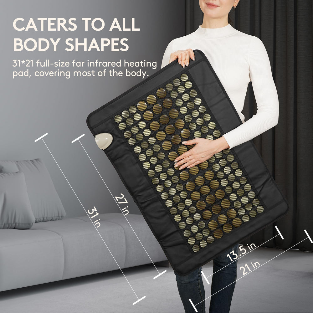 UTK far infrared heating pad waist highlights even heat distribution